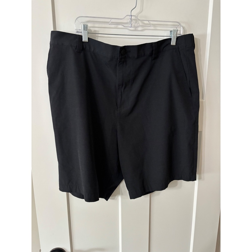 Banana Republic Mens Black Performance Golf Shorts Size 40 Elastic Waist 1559922